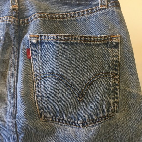 REDONE High Rise Mini Skirt - Picture 9 of 13